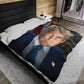 Cozy Up with Patriotism: Plush Velveteen Trump Blanket