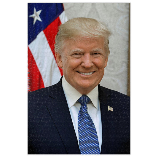 Trump Puzzle: Featuring the Official Portrait for True Supporters